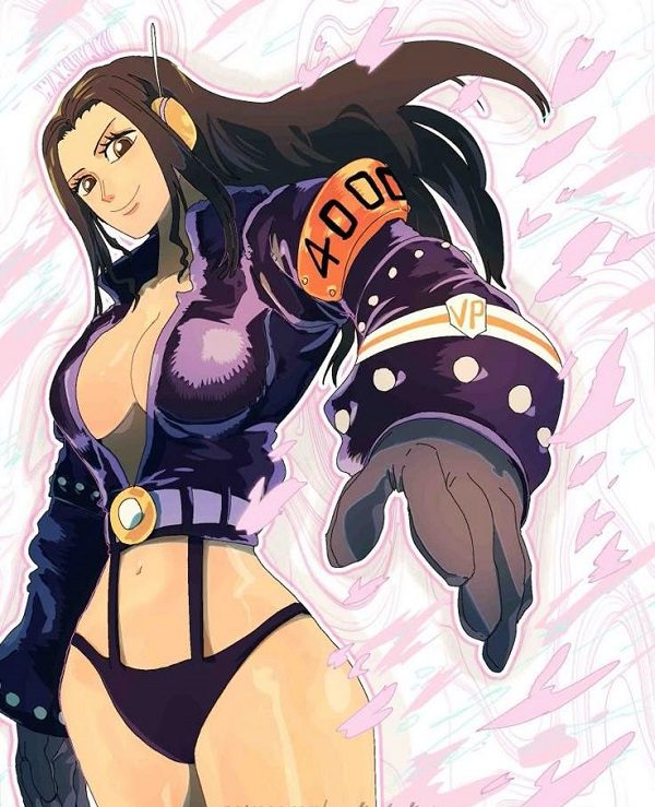 Ảnh Nico Robin trong bộ đồ bơi nóng bỏng tại bãi biển

