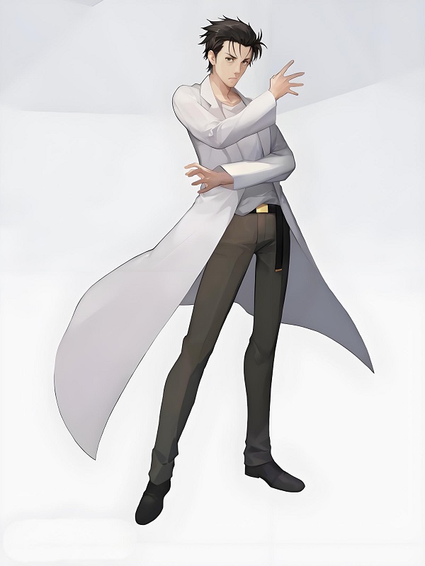 Ảnh Okabe Rintaro với dáng đứng phong cách cool ngầu