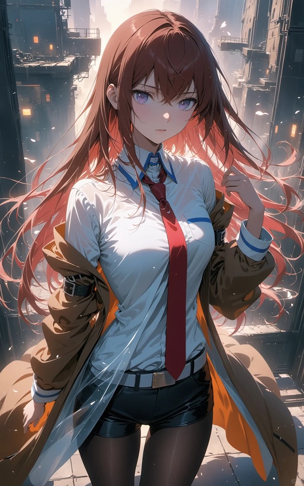 Hình ảnh Kurisu với phong cách anime chất lượng cao