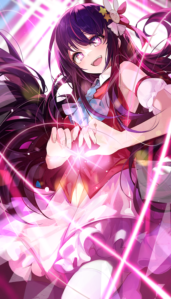 Idol anime với mái tóc hồng bồng bềnh đáng yêu