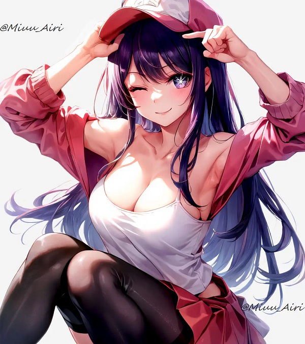 Gương mặt rạng rỡ của ảnh Ai Hoshino trên sân khấu
