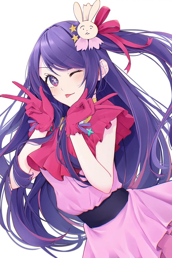 Hình ảnh nhân vật idol anime cực kỳ sống động