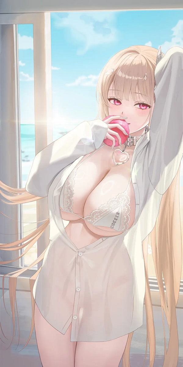 Nữ chiến binh anime với outfit gợi cảm cực chất
