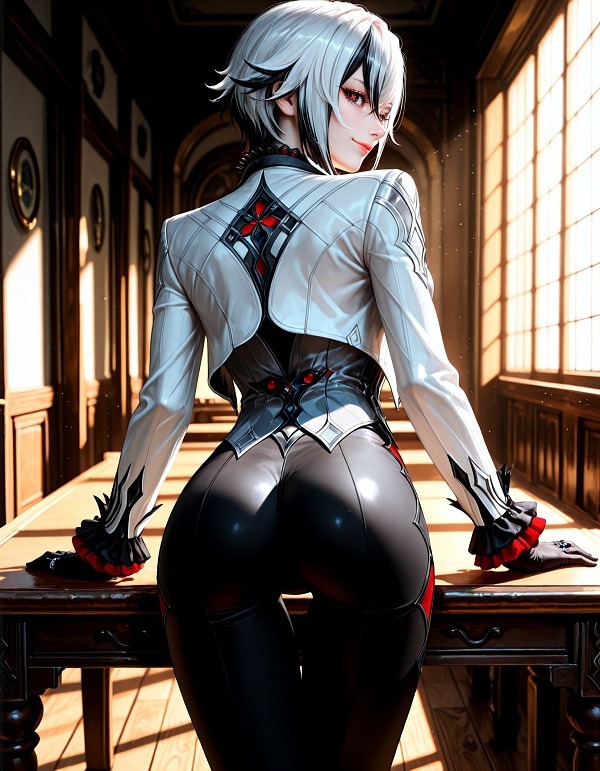 Chân dung nhân vật nữ anime với background mờ ảo