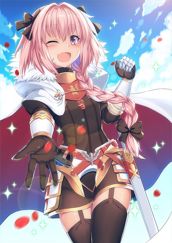 Astolfo dễ thương trong bộ đồ maid