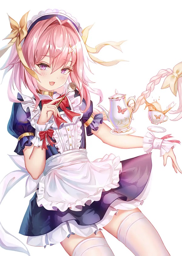 Astolfo cute ngồi đọc sách thư giãn