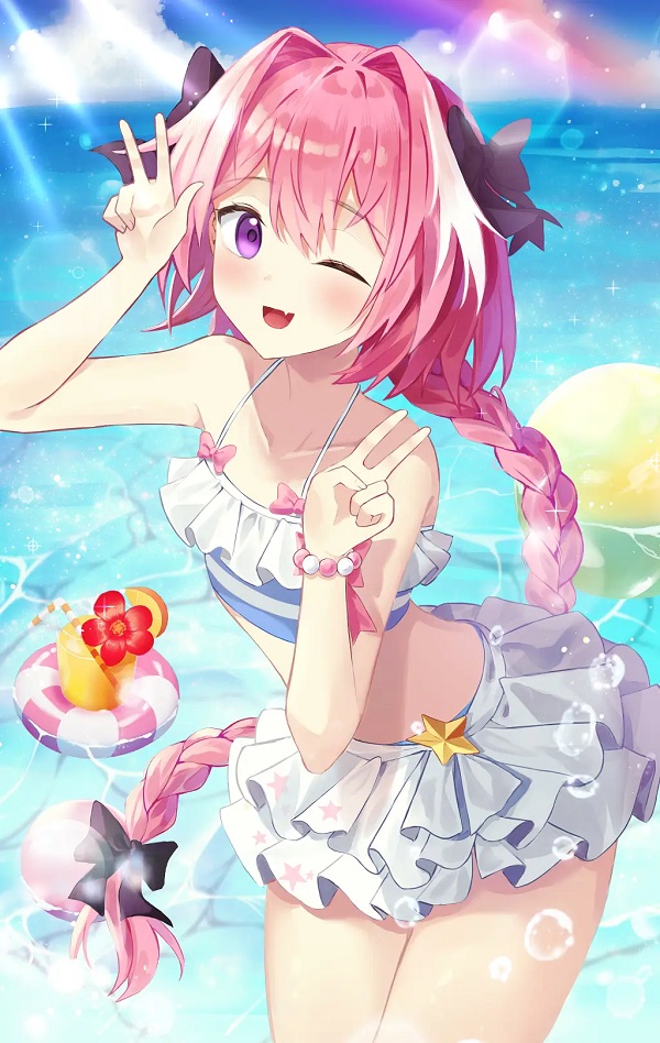 Astolfo chơi game – biểu cảm cưng xỉu