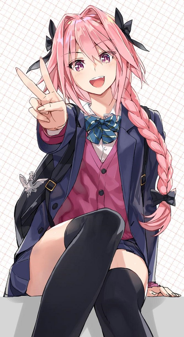 Astolfo cute khi đang vẽ tranh