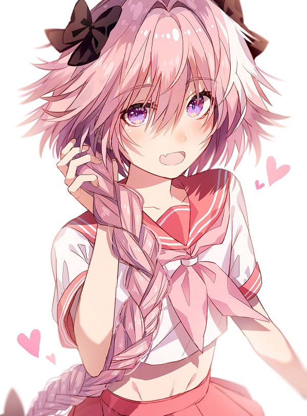 Astolfo tạo dáng selfie xinh xỉu