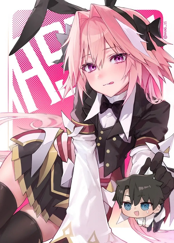 Ảnh Astolfo phong cách chibi dễ thương