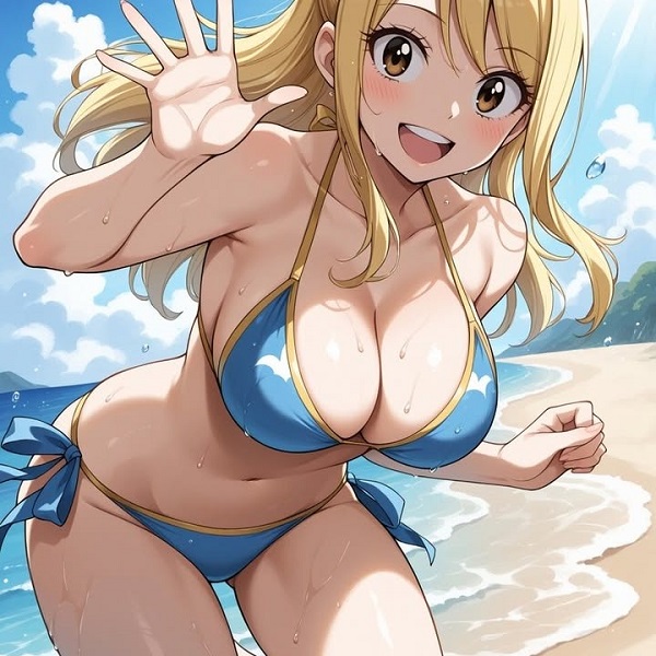 Lucy Heartfilia và nụ cười “đốn tim” fan anime