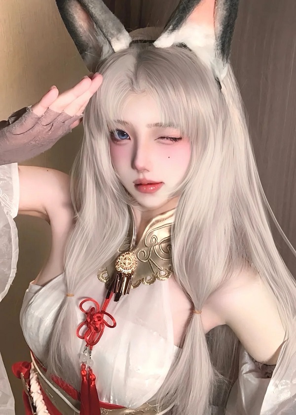 Hình cosplay anime girl phong cách học đường gợi cảm