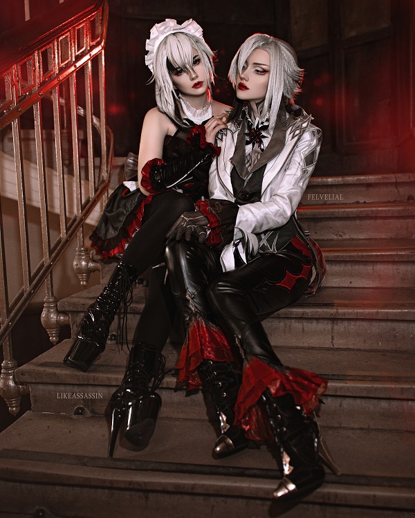 Ảnh cosplay lấy ánh sáng từ phía sau tạo hiệu ứng kỳ ảo