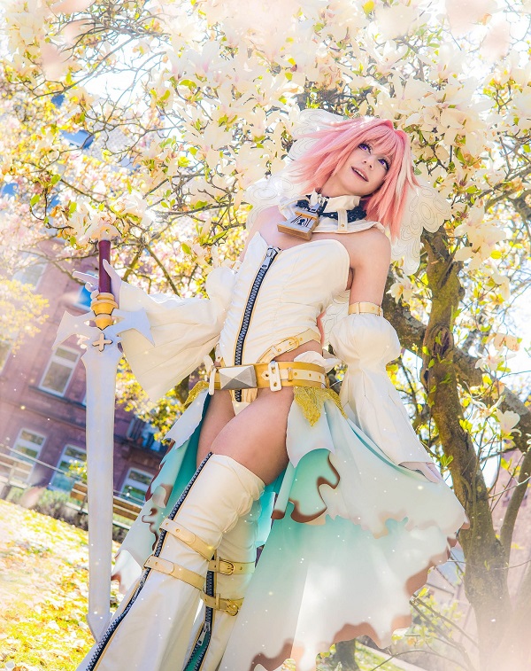 Cận cảnh cosplay Astolfo – visual cực phẩm