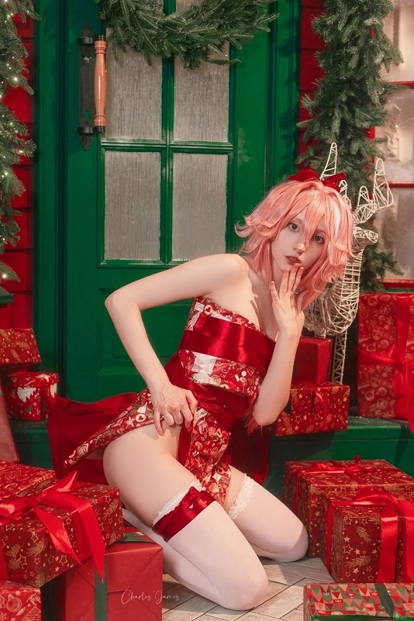 Cosplay Astolfo với biểu cảm moe siêu cuốn