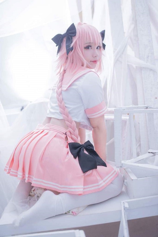 Astolfo cosplay full set chuẩn anime