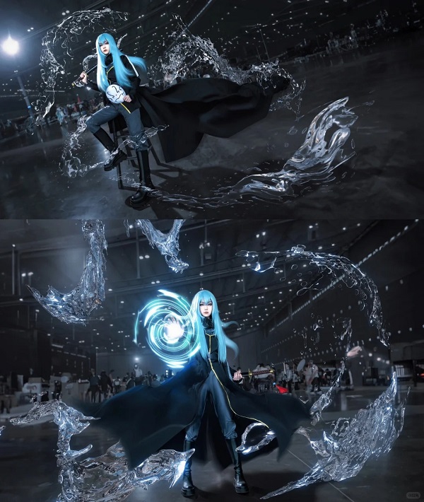 Cosplay hình Rimuru tỏa sáng giữa đêm