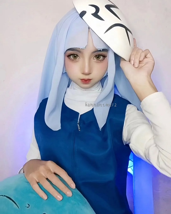 Cosplay hình Rimuru đẹp như bước ra từ tranh