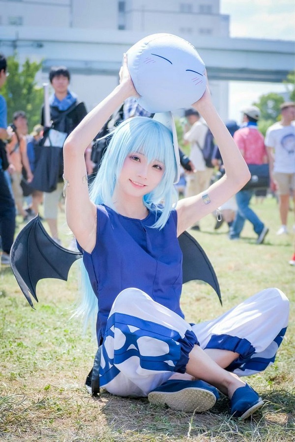 Cosplay hình Rimuru thần sầu đến từng nét