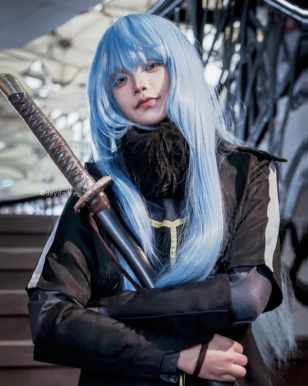 Cosplay hình Rimuru ánh mắt cuốn hútCosplay hình Rimuru ánh mắt cuốn hút