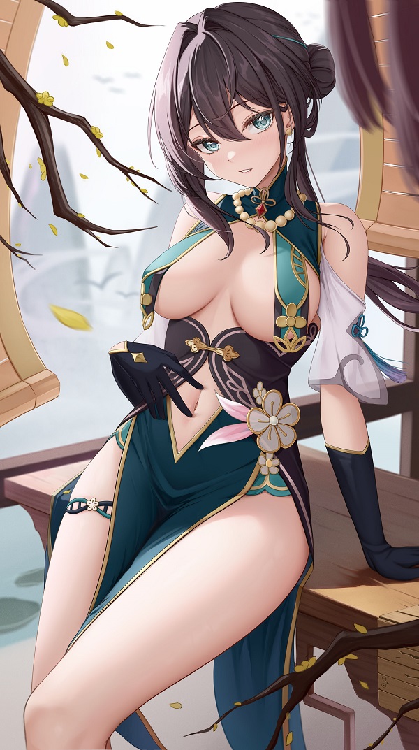 Hình ảnh nữ nhân vật anime cực phẩm trong bộ đồ ngủ