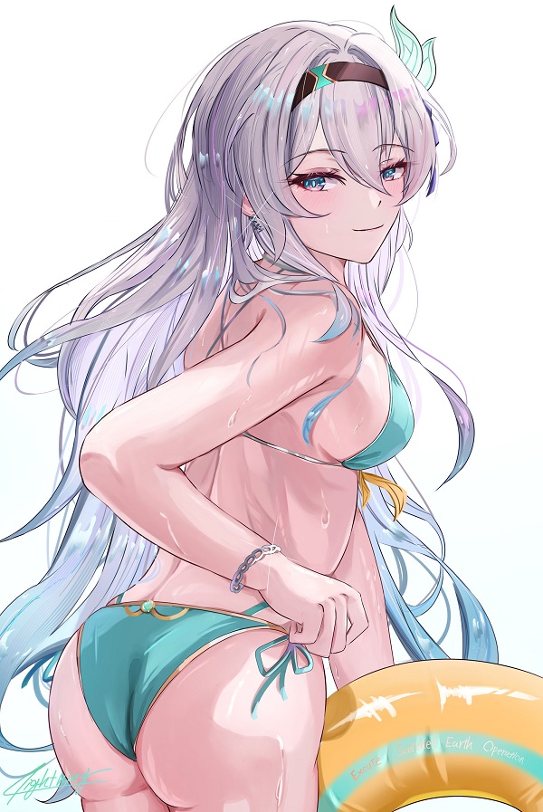 Ánh hoàng hôn làm nổi bật vẻ đẹp của nhân vật anime nữ