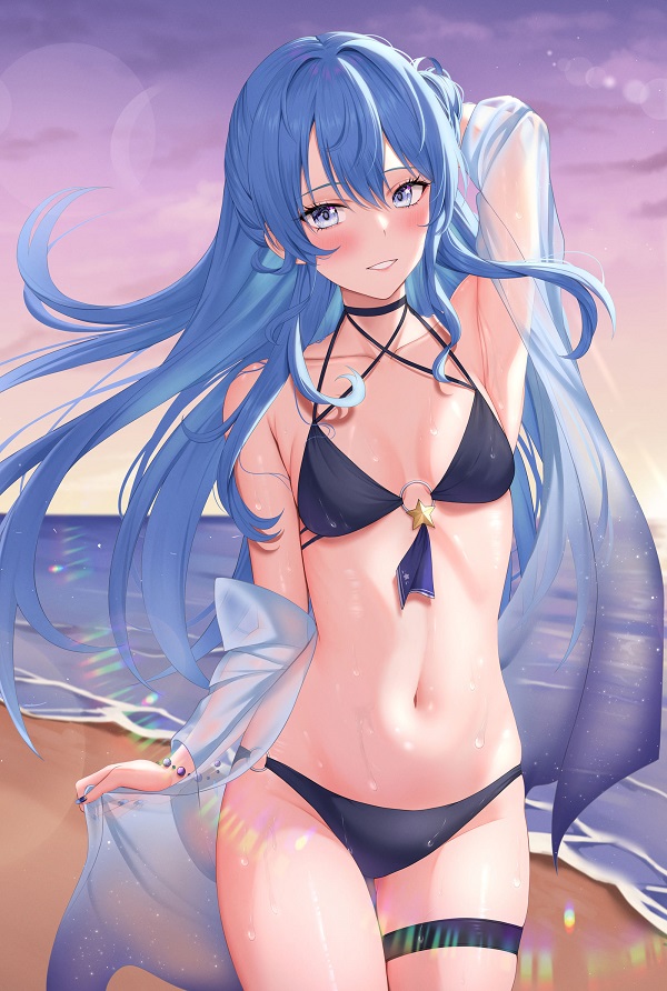 Bikini cách điệu tôn dáng nhân vật nữ anime