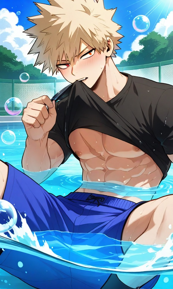 Bakugo nắm đấm bốc cháy