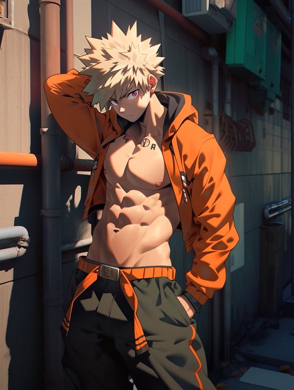 Bakugo thể hiện sức mạnh trong trận đấu