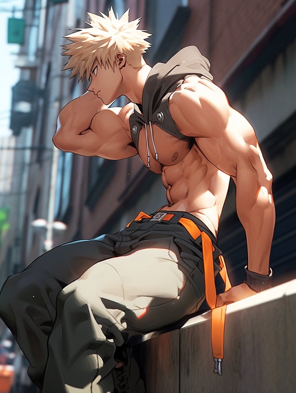 Tư thế chiến đấu cực cool của Bakugo