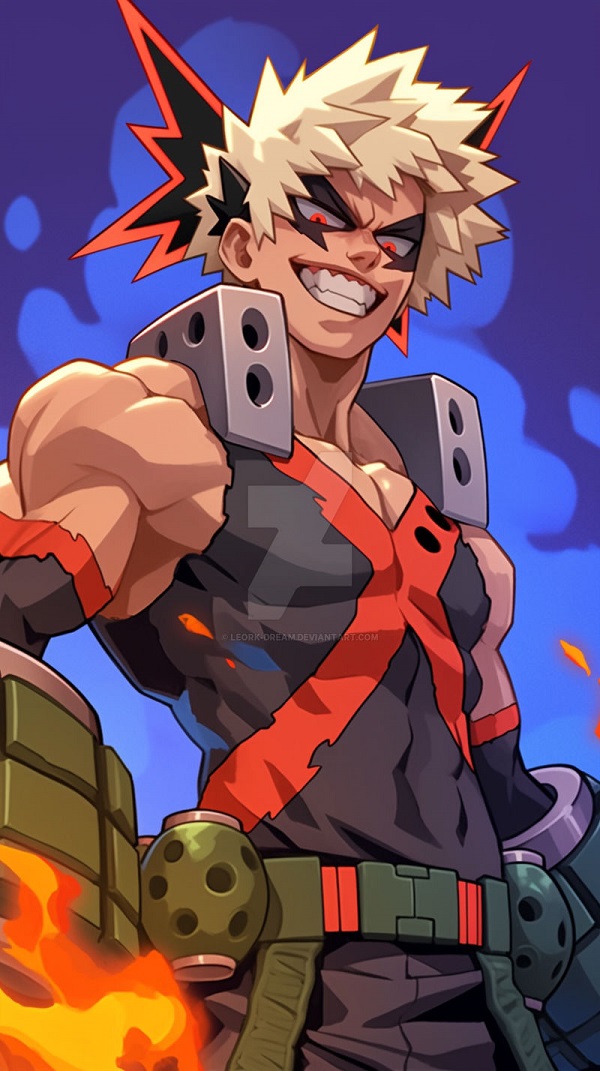 Gương mặt lạnh lùng của Bakugo