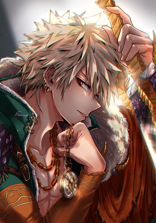 Ánh nhìn đầy thách thức của BakugoÁnh nhìn đầy thách thức của Bakugo