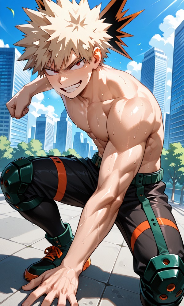Góc nghiêng thần thánh của Bakugo