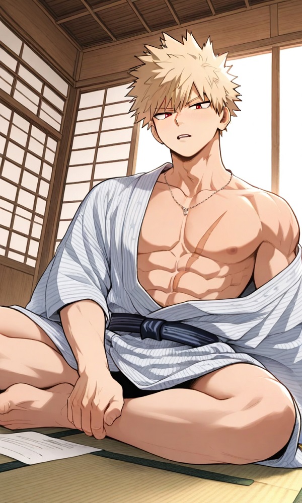 Gương mặt tức giận của Bakugo