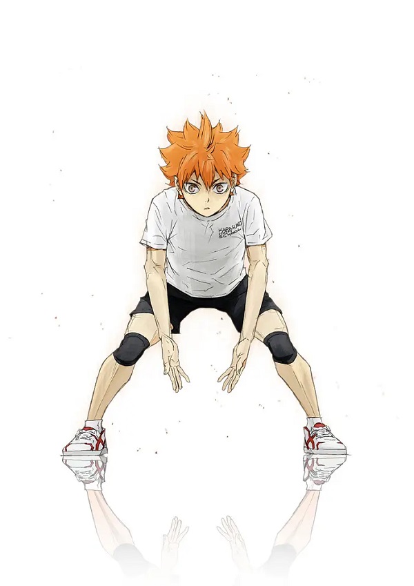 Góc nghiêng gương mặt Hinata đầy khí chất