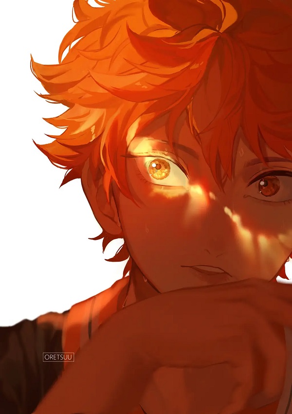 Tư thế tiếp bóng cực kỳ nhanh nhạy của Hinata