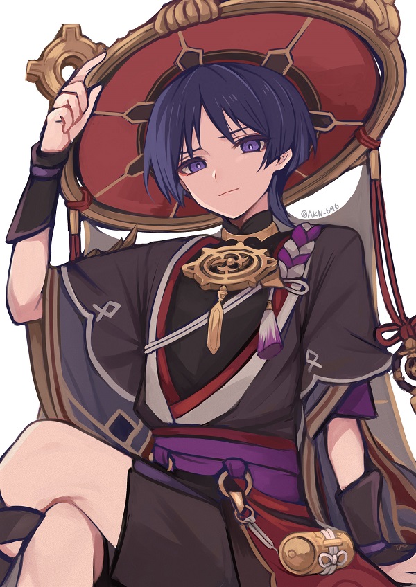 Bức ảnh fanart dễ thương Scaramouche