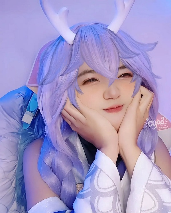 Gương mặt nhẹ nhàng của nàng rồng Honkai