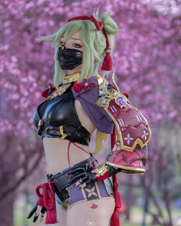 Cosplay Kuki Shinobu đầy khí chất chiến binh