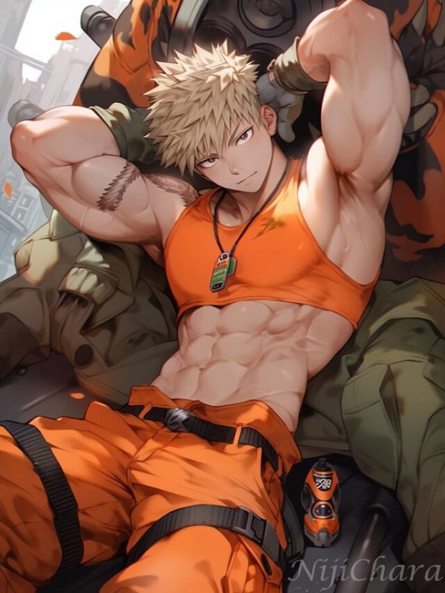 Mái tóc dựng cá tính của Bakugo Mái tóc dựng cá tính của Bakugo