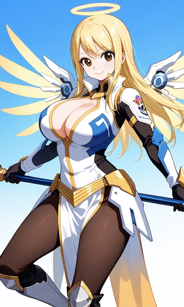 Lucy Heartfilia sexy trong bộ đồ thể thao ôm sát