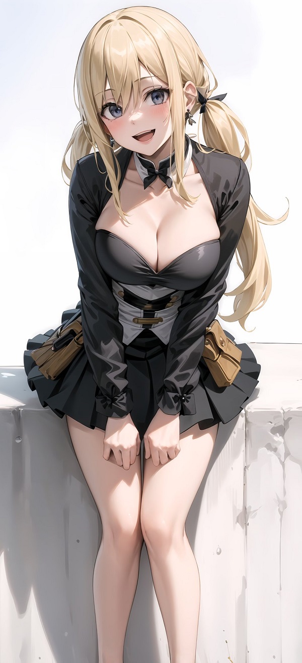 Lucy Heartfilia sexy với nụ cười nửa miệng bí ẩn