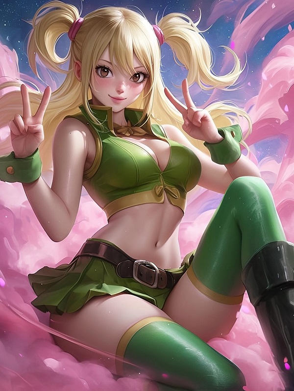Lucy Heartfilia khoe đường cong trong trang phục pháp sư