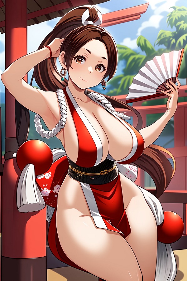 Ánh mắt sắc sảo và quyến rũ của nữ ninja Mai Shiranui
