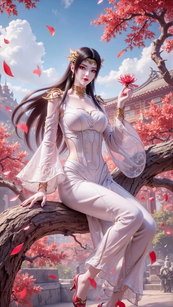 Phối màu đỏ - đen làm nổi bật khí chất nhân vật