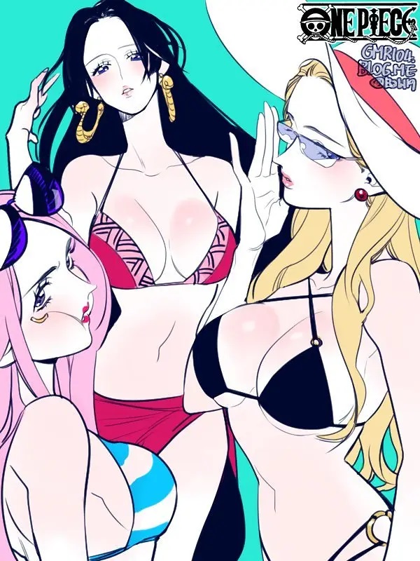 One Piece sexy girls với trang phục hiện đại, cá tính
