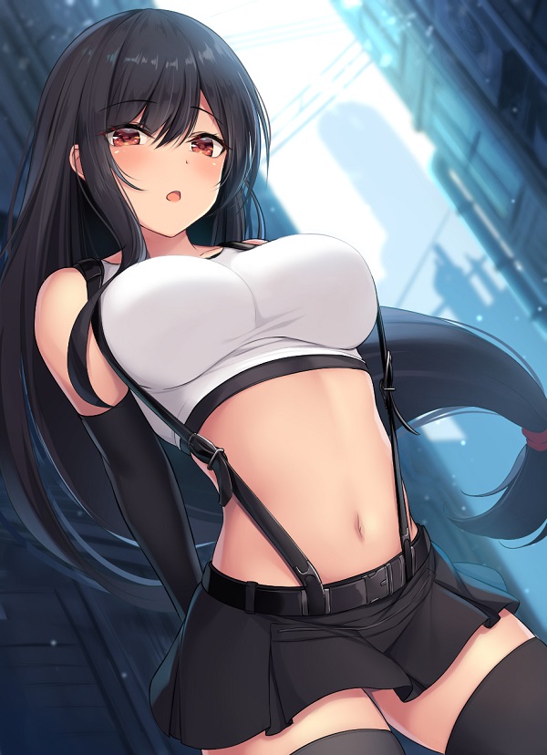 Tifa sexy với ánh nhìn làm say lòng người