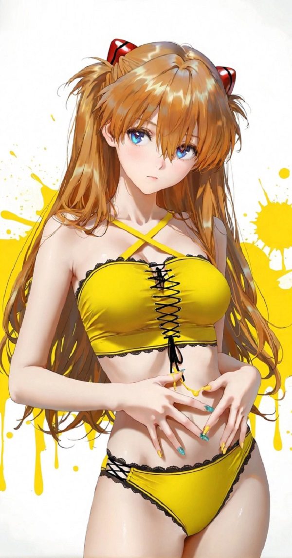 Dáng đứng đầy tự tin của Asuka