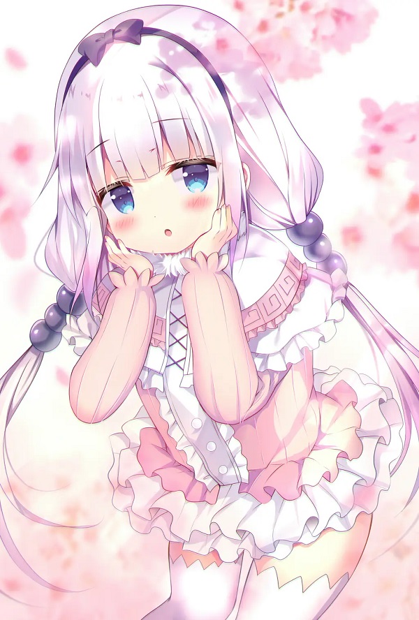 Kanna cosplay làm mèo con dễ thương