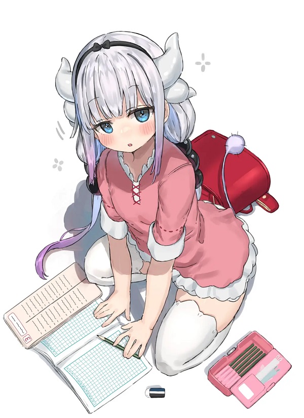 Kanna Kamui trên nền tuyết trắng mịn